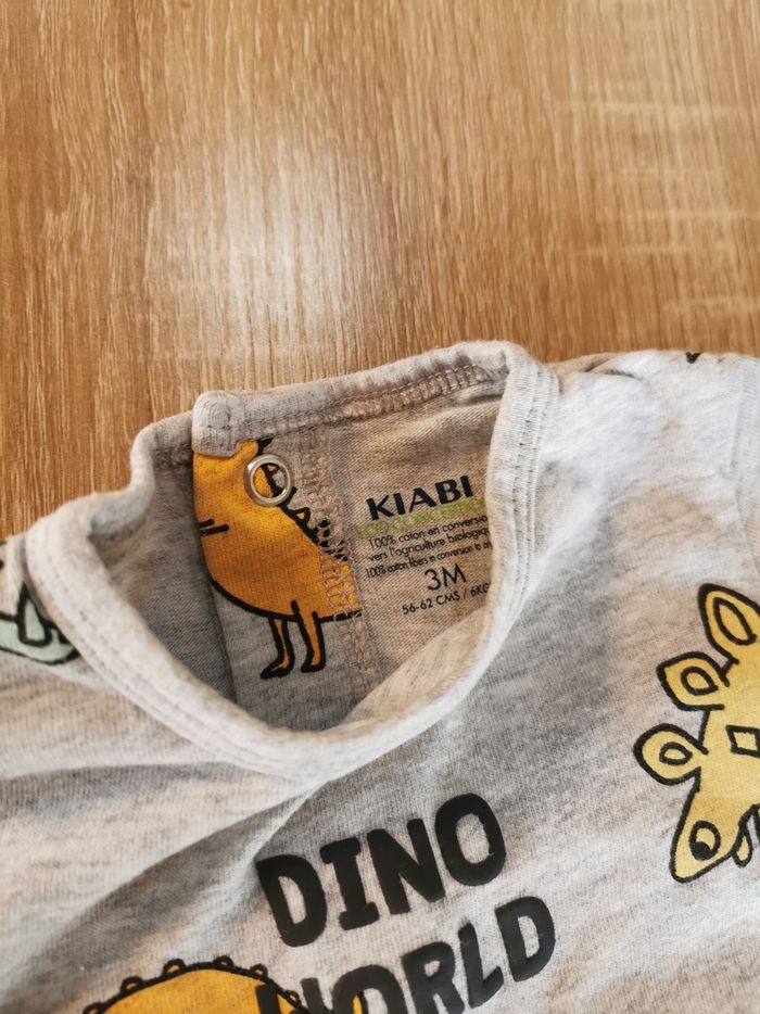 Pyjama léger Dino 3 mois - photo numéro 2