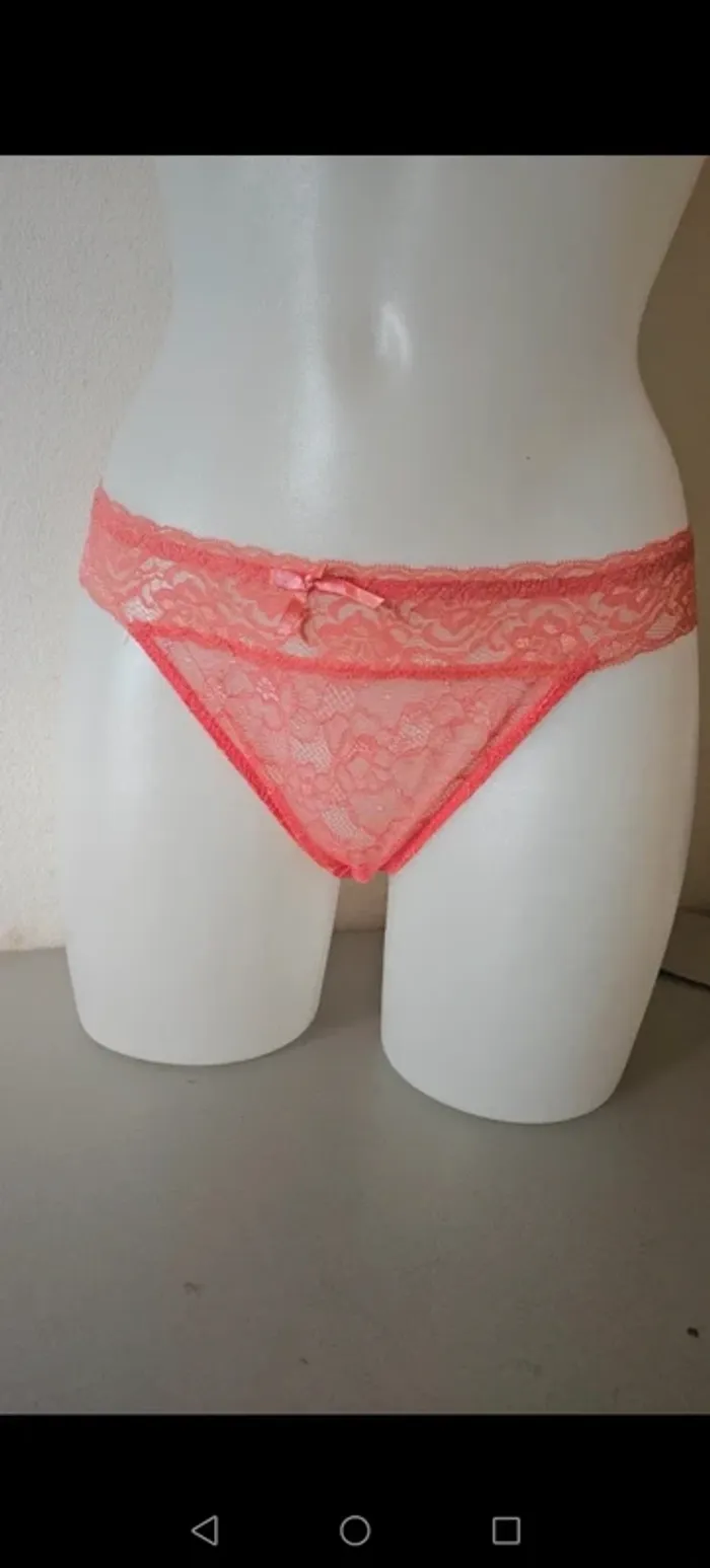 Lot de 5 strings dentelle taille M - photo numéro 2