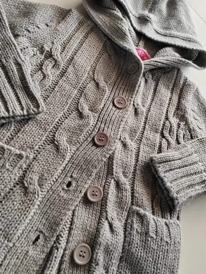 Veste/Gilet Hiver avec capuche en laine - 26 mois - photo numéro 3