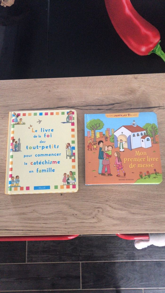 Lot de livres Catéchisme