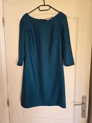 Robe bleu canard Naf Naf taille 36 excellent état