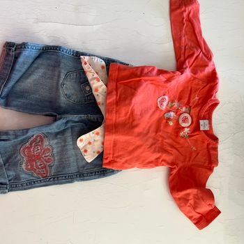 Ensemble fille 6 mois absorba