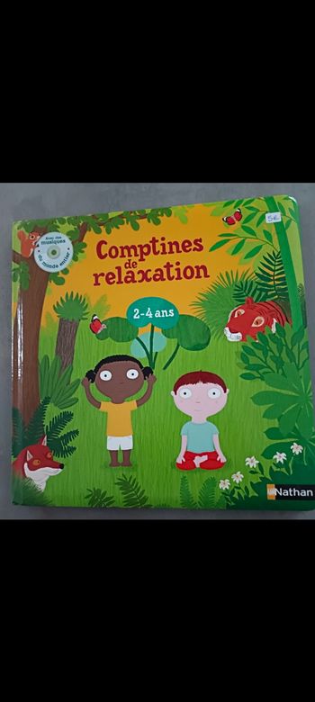 Livre-CD Comptines relaxation 2-4 ans