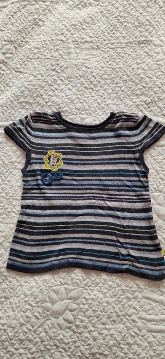 T-shirt épais Minnie 3/4 ans