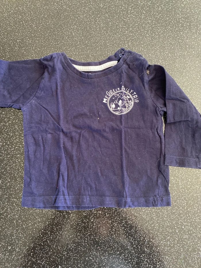 Lot tee shirts manches longues 18 mois - photo numéro 4