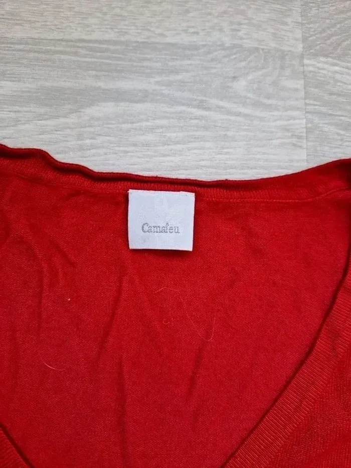 pull rouge - photo numéro 4