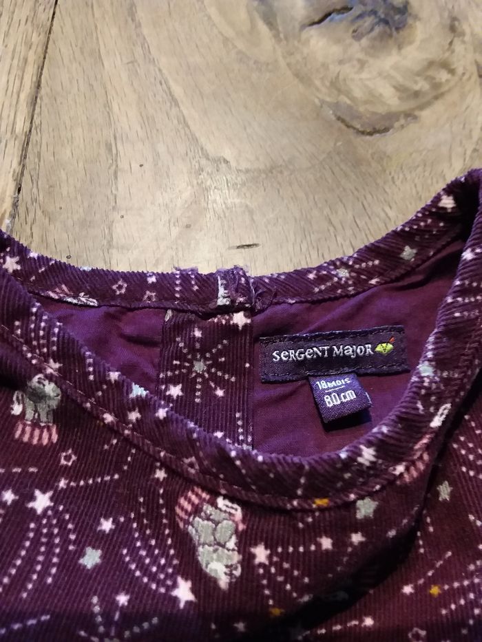 Robe Sergent-major taille 18 mois et son collant obaibi - photo numéro 4