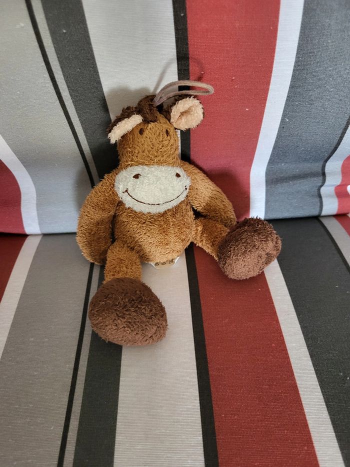Doudou peluche cheval Nicotoy