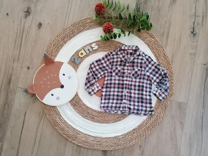 Chemise à carreaux