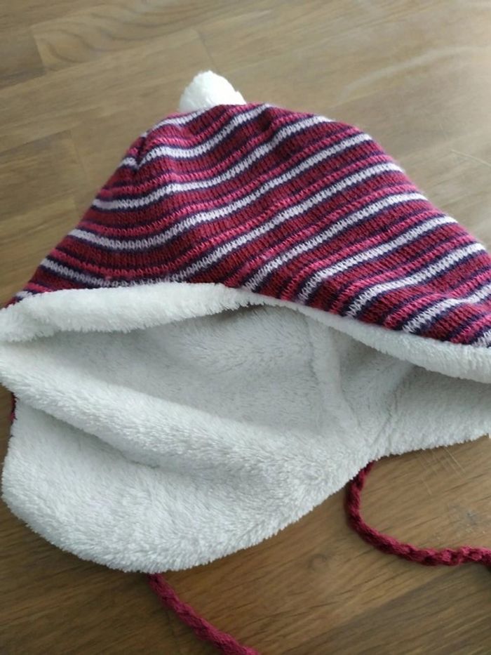 Lot bonnets et gants bébé 1 mois - photo numéro 3