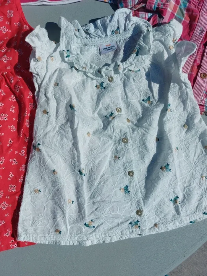 Lot mi saison été 2 ans robes chemisiers - photo numéro 11
