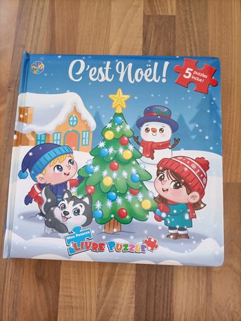 Livre de Noël+ 5 Puzzles