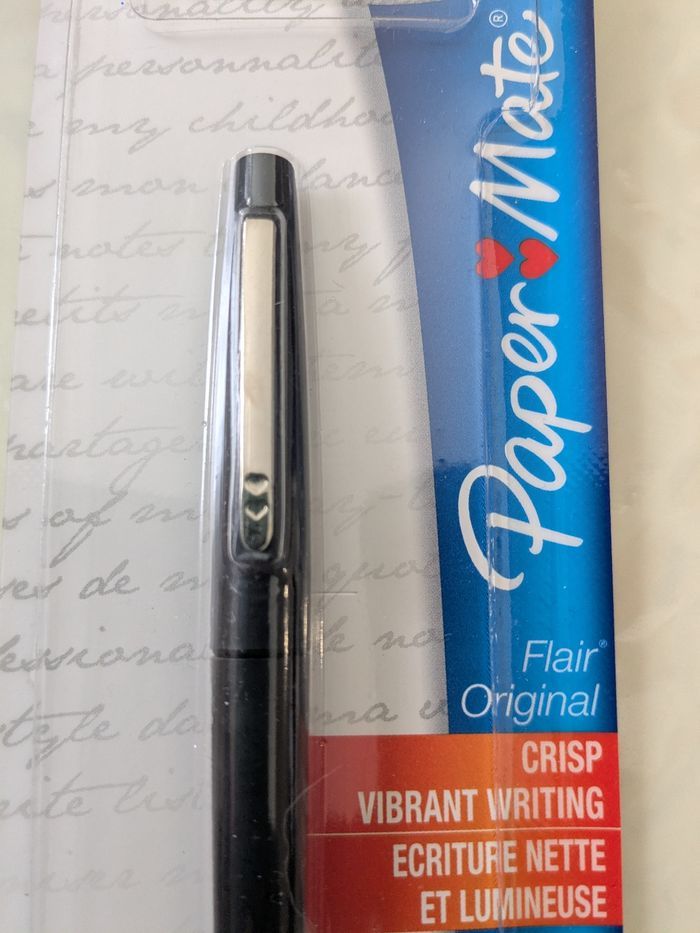 Stylo feutre Paper Mate Flair Original noir - photo numéro 2