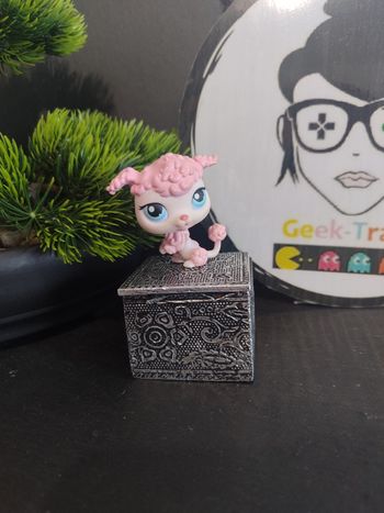 Lps0342 My Littlest Petshop Pet Shop LPS Authentic Hasbro Dog poodle Caniche 48