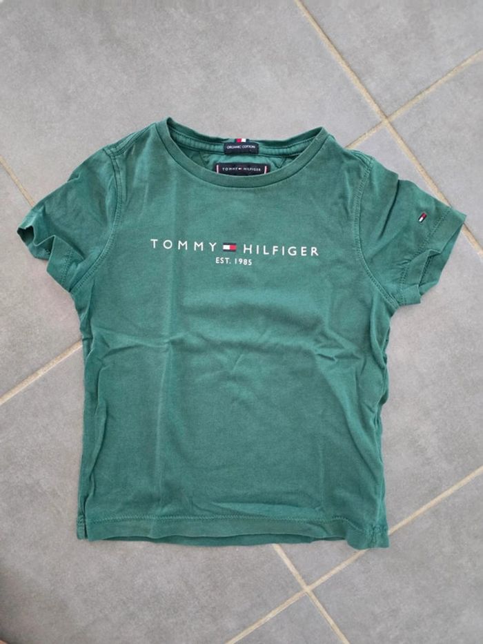 Tee shirt Tommy Hilfiger vert