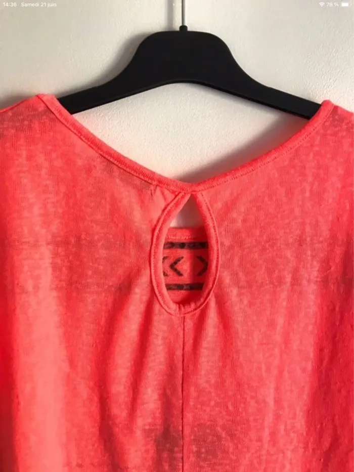 T-shirt à strass rose taille unique Solange - photo numéro 8