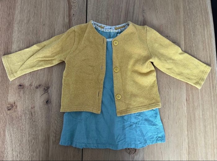 Ensemble fille Moulin Roty 12 mois
