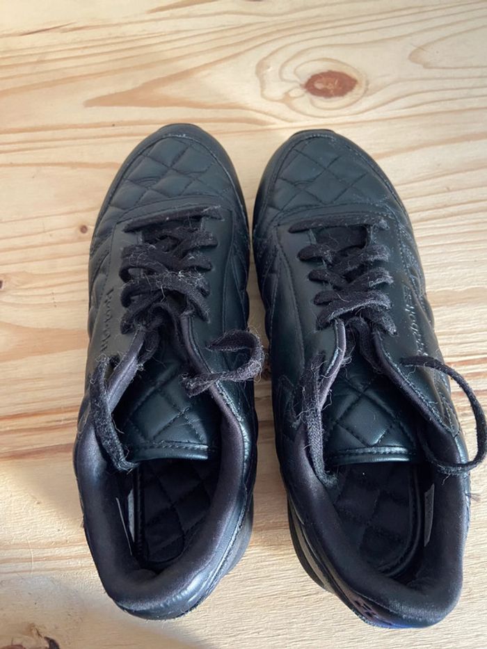 Reebok classic leather quilted noires - photo numéro 13