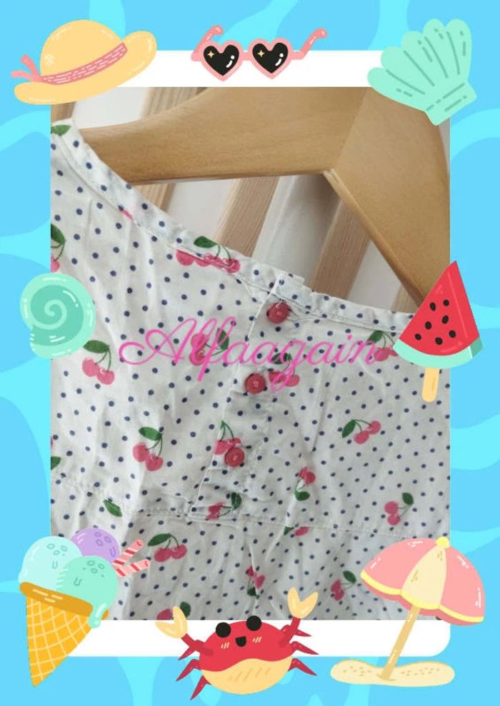 Pyjama okaidi 8ans été cerises - photo numéro 5