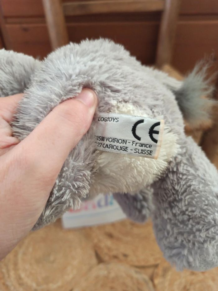 peluche éléphant Logitoys tbe - photo numéro 2