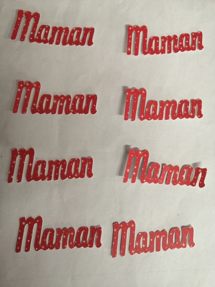 Lot découpe scrapbooking maman (N9)