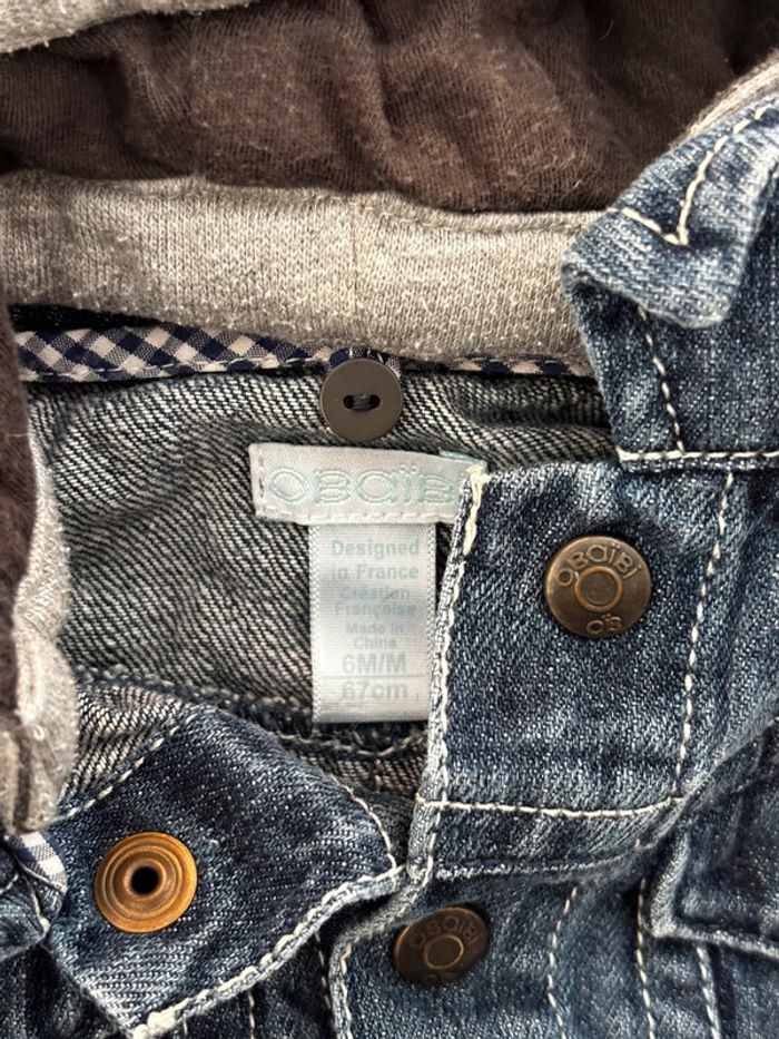 Blouson en jean à capuche - photo numéro 2