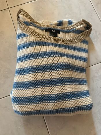 Pull femme à rayures