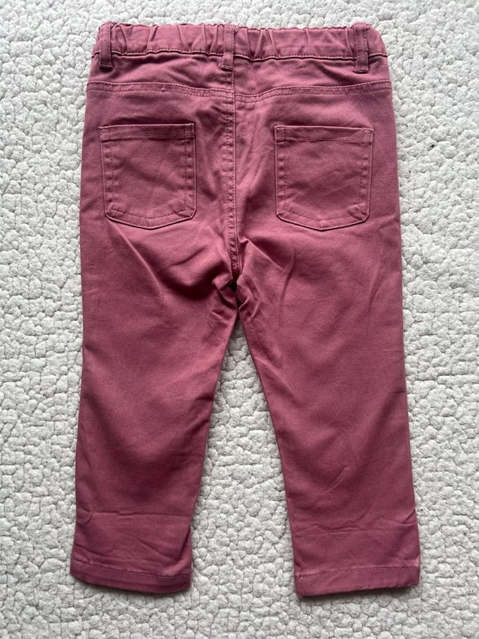 Look tee-shirts et pantalon roses taille 18 mois Tex - photo numéro 5