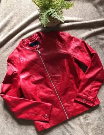 Veste femme rouge Kiabi