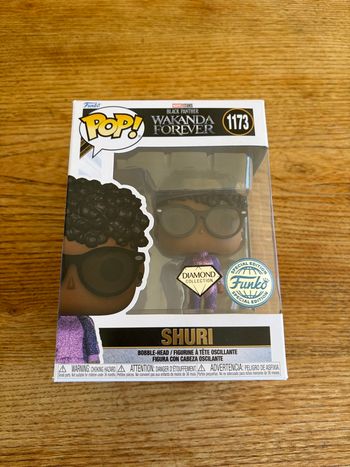 Funko Pop Shuri 1173 Diamond Collection Special Edition Black Panther Wakanda Forever Marvel