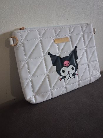Sac à main pochette Kuromi blanc