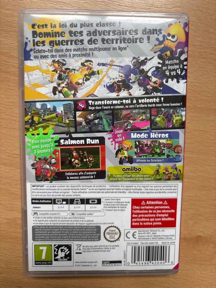 Splatoon 2 Nintendo Switch - photo numéro 2
