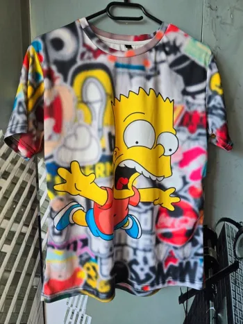 T-shirt Bart Simpson homme – Taille L