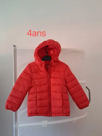 Blouson rouge mixte enfants