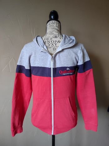 Gilet à capuche Quicksilver taille 14ans