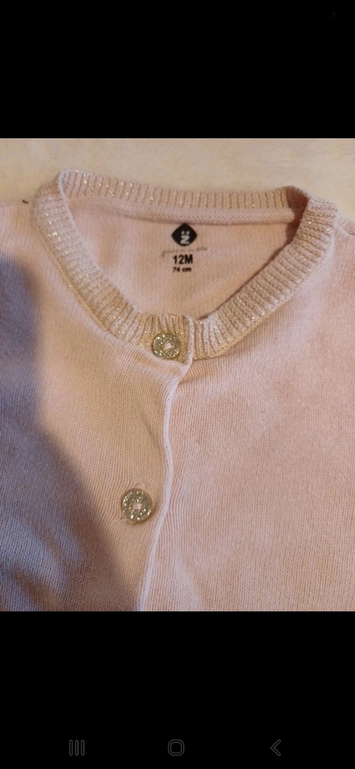 Gilet bébé taille 12 mois - photo numéro 2