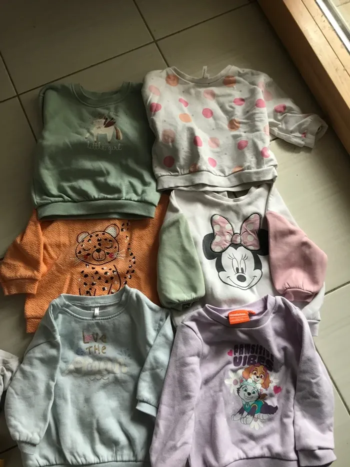 Lot de 6 pull orchestra 12 mois