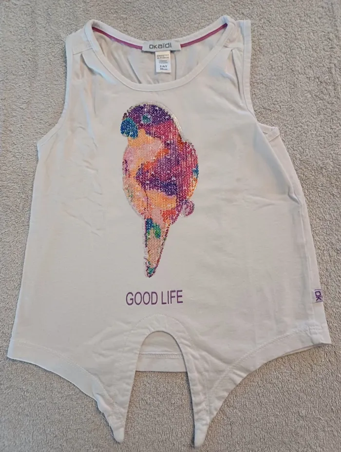 Tee-shirt Okaïdi 3 ans (réf perso F-J18)(familleac72)