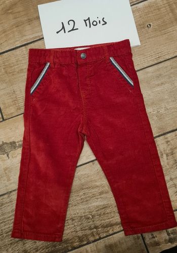 Pantalon chino velours bébé garçon