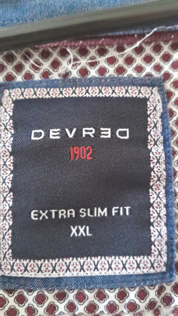 Chemise homme bordeaux - photo numéro 7