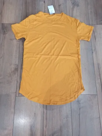 Tee shirt basic moutarde homme XL