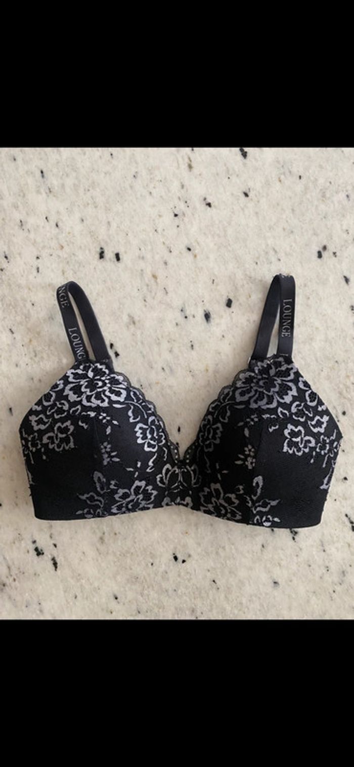Soutien gorge noir sans armature Lounge 85D - photo numéro 2