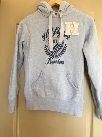 Sweat capuche bleu tommy hilfiger xs