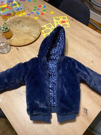Manteau réversible chaud 4 ans