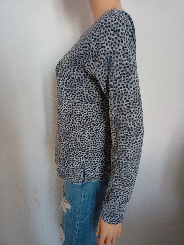 Sweat gris léopard S N*165 - photo numéro 2