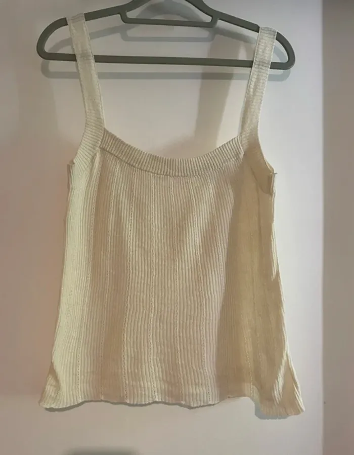 Débardeur écru Camaïeu – Taille 38 / M
