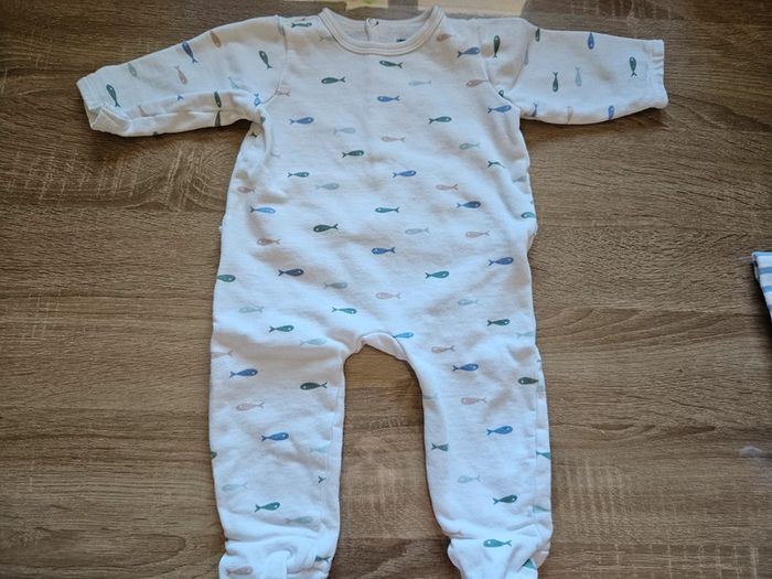 Lot de 2 pyjamas Bout'chou 6mois - photo numéro 3