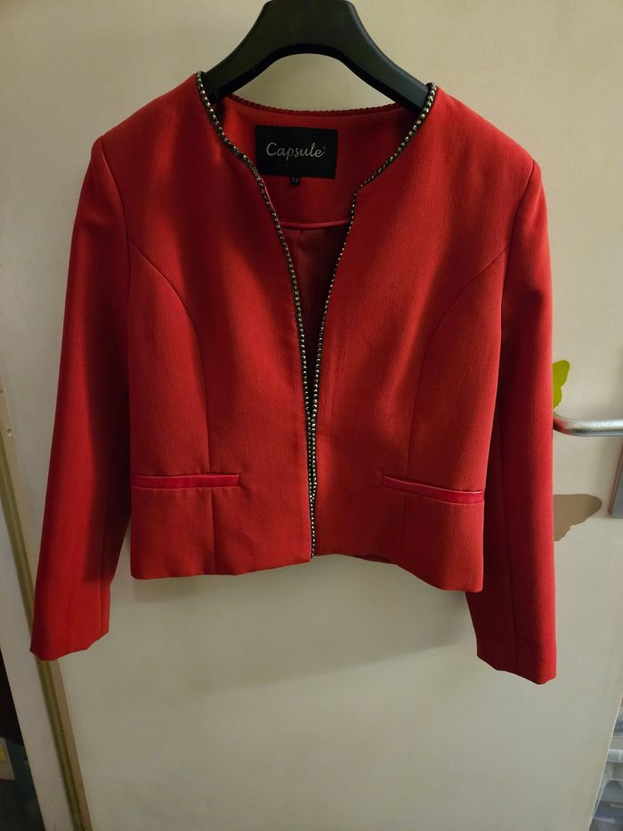 Veste rouge  femme Capsule T38/40 - photo numéro 5