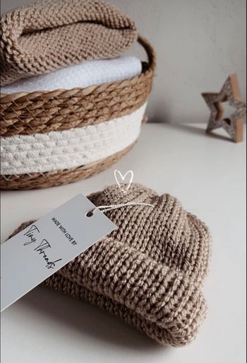 Bonnet de naissance - collection essentiel 