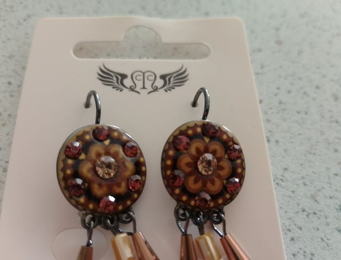 Boucles d'oreilles femme fantaisie - photo numéro 2